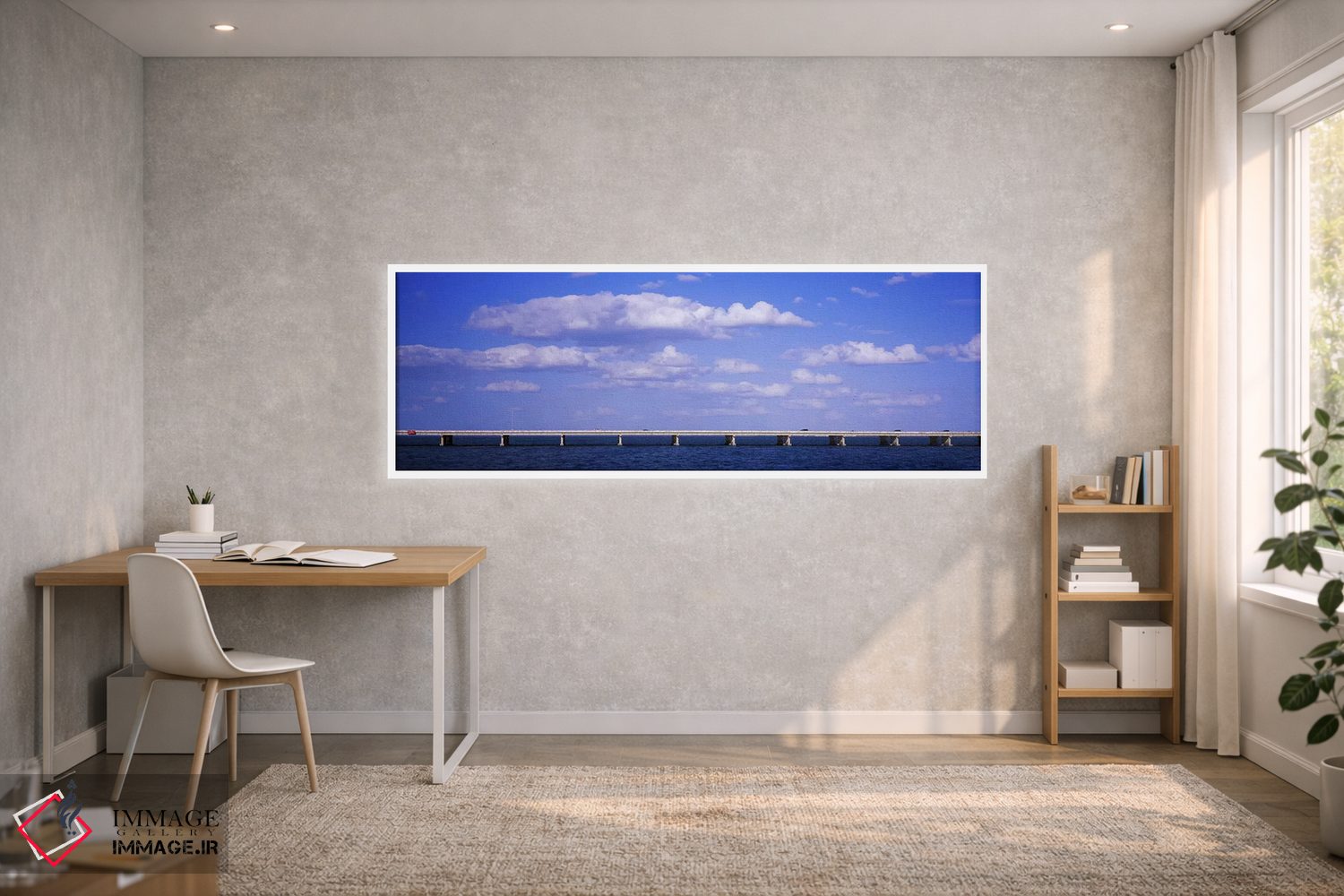 تابلو دکوراتیو Tampa Bay, Florida, USA,پل روی خلیج - پل سان شاین اسکای… اثر پانورامیک ایمجز - D1W