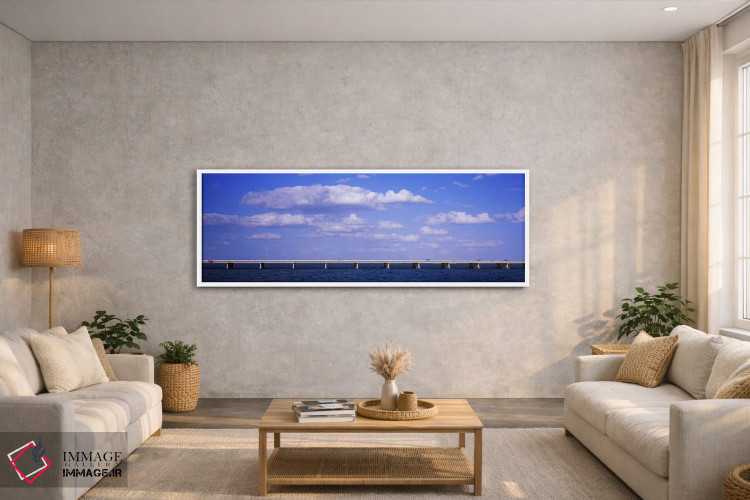 تابلو دکوراتیو Tampa Bay, Florida, USA,پل روی خلیج - پل سان شاین اسکای… اثر پانورامیک ایمجز - D2W