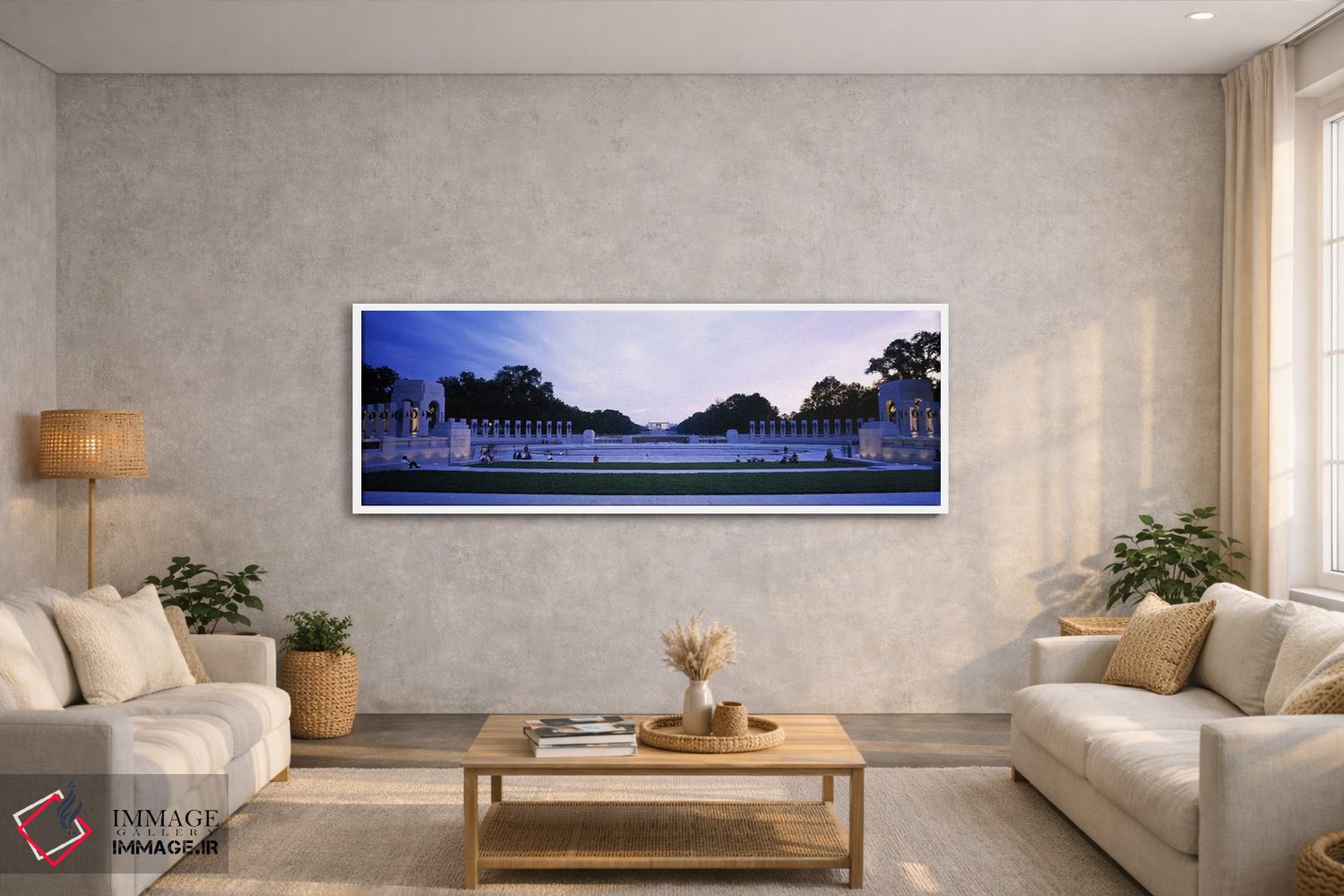 تابلو دکوراتیو Washington DC, USA,گردشگران در یادبود جنگ - یادبود جنگ… اثر پانورامیک ایمجز - D2W