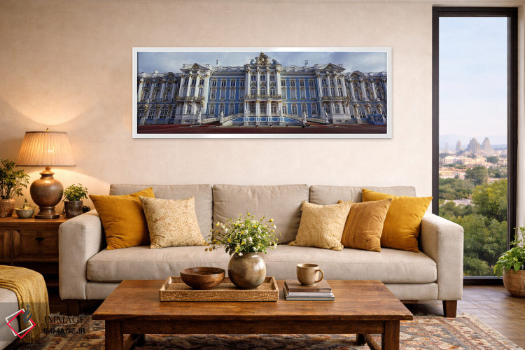 تابلو دکوراتیو Catherine Palace, Pushkin, St. Petersburg, Russia,نمای… اثر پانورامیک ایمجز - D5W