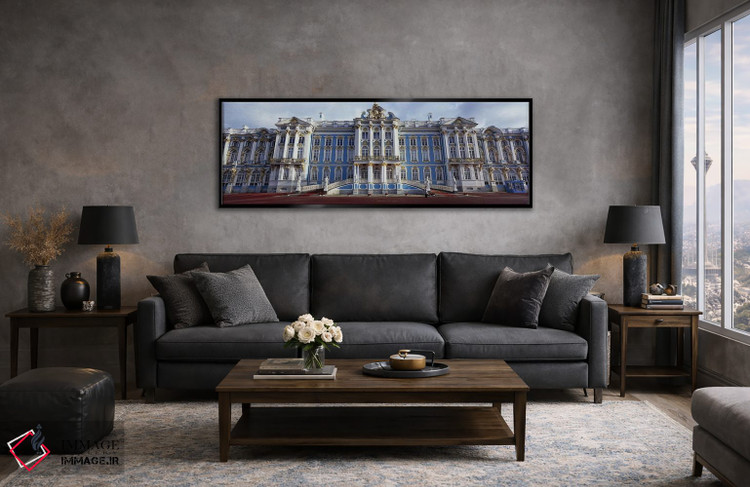 تابلو دکوراتیو Catherine Palace, Pushkin, St. Petersburg, Russia,نمای… اثر پانورامیک ایمجز - D6B