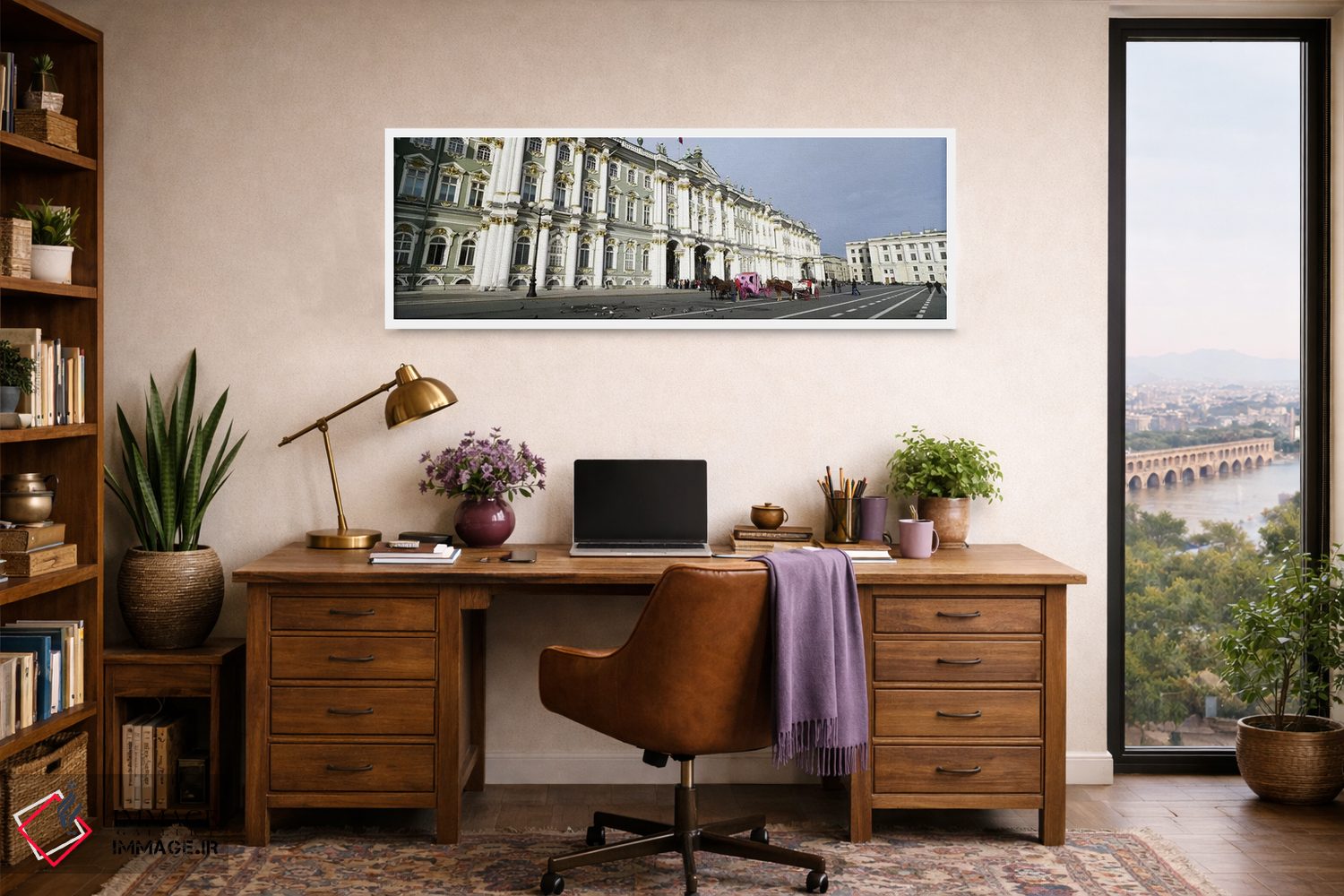 تابلو دکوراتیو State Hermitage Museum, Winter Palace, Palace Square, S… اثر پانورامیک ایمجز - D1W