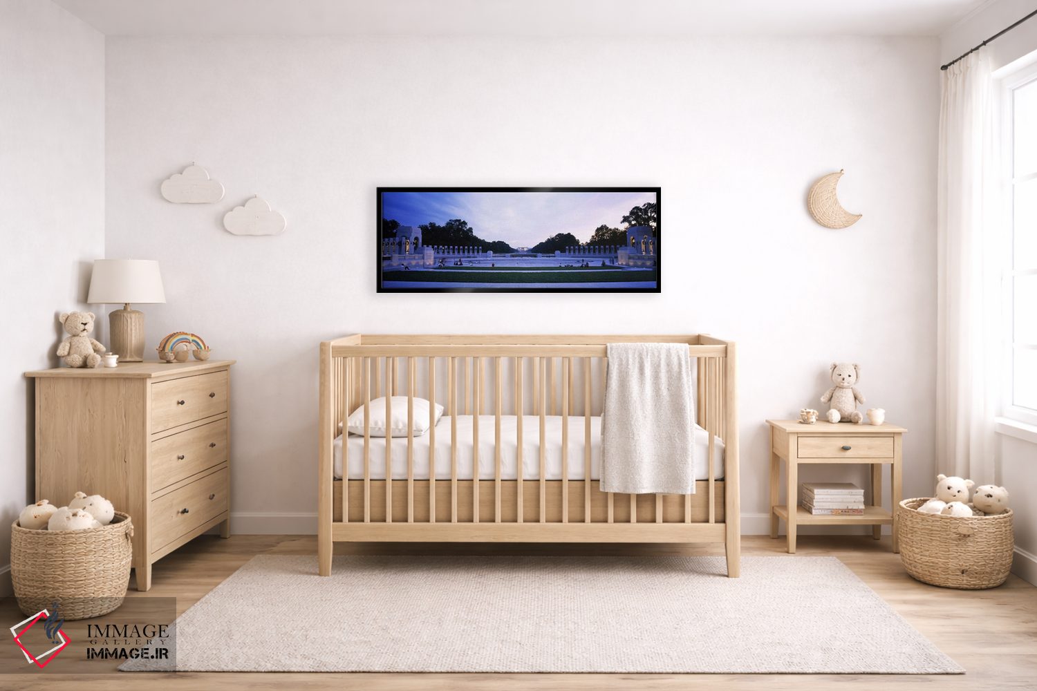 تابلو دکوراتیو Washington DC, USA,گردشگران در یادبود جنگ - یادبود جنگ… اثر پانورامیک ایمجز - D5B