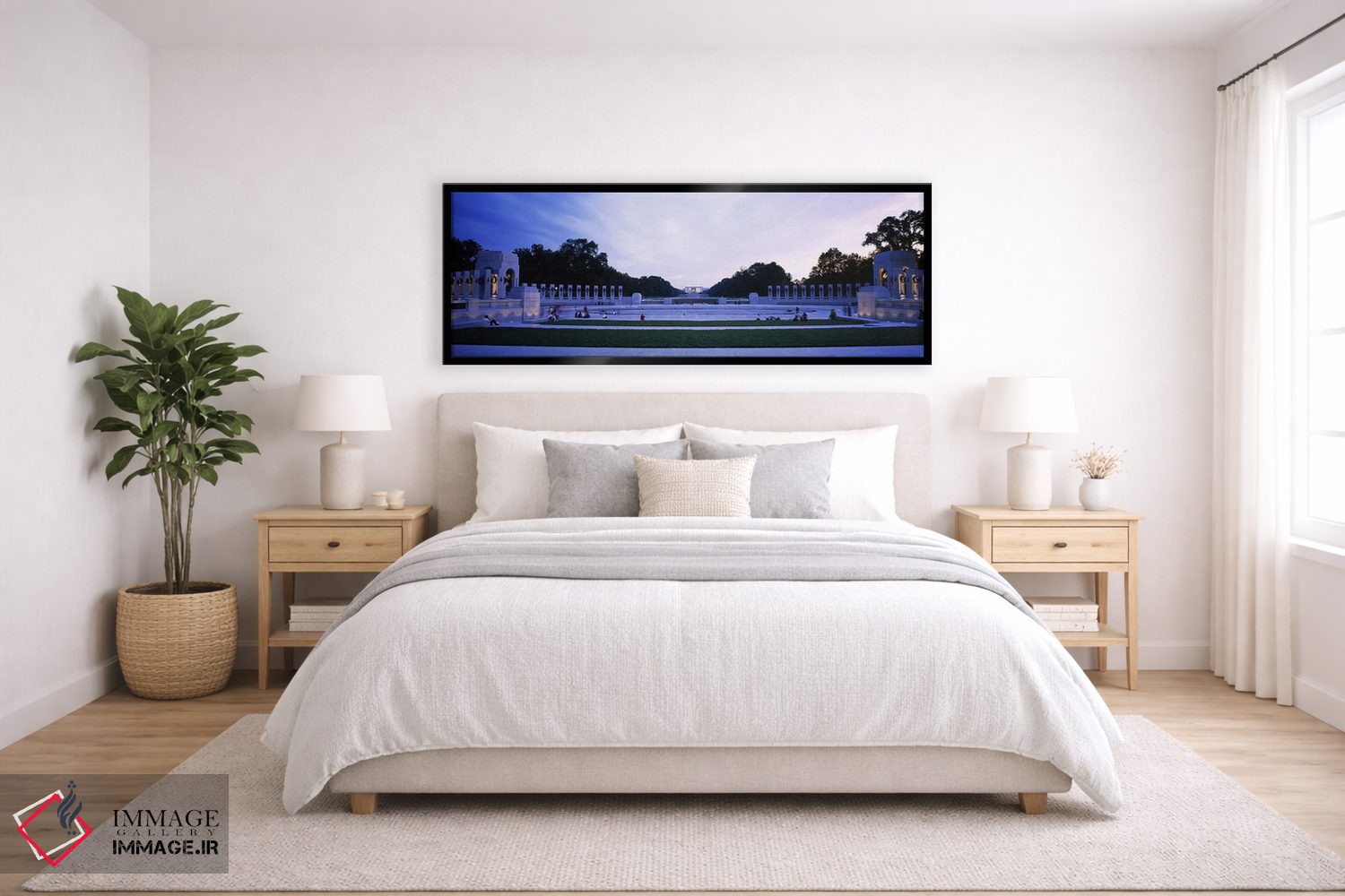 تابلو دکوراتیو Washington DC, USA,گردشگران در یادبود جنگ - یادبود جنگ… اثر پانورامیک ایمجز - D6B