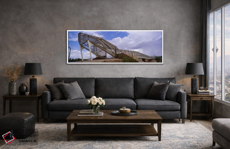 تابلو دکوراتیو Snake Bridge, Tucson, Arizona, USA,پل پیاده رو روی رودخ… اثر پانورامیک ایمجز - D5W