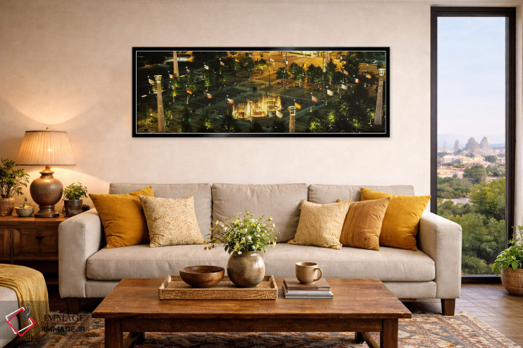 تابلو دکوراتیو Centennial Olympic Park, Atlanta, Georgia, USA,نمای بال… اثر پانورامیک ایمجز - D6B