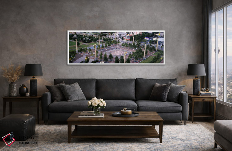 تابلو دکوراتیو Centennial Olympic Park, Atlanta, Georgia, USA,نمای بال… اثر پانورامیک ایمجز - D3W