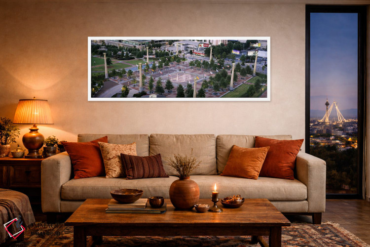 تابلو دکوراتیو Centennial Olympic Park, Atlanta, Georgia, USA,نمای بال… اثر پانورامیک ایمجز - D4W