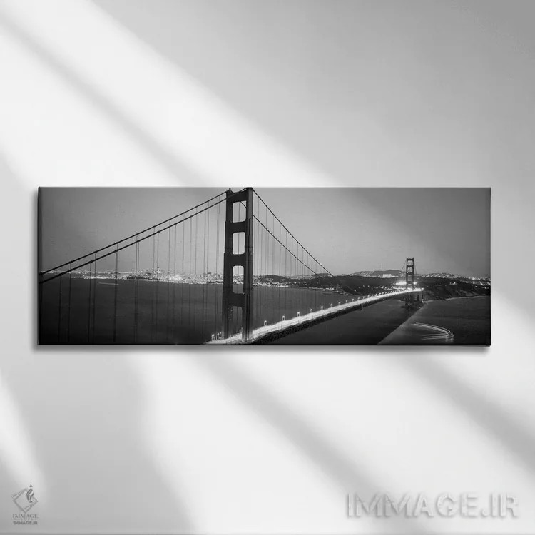تابلو دکوراتیو Golden Gate Bridge, San Francisco, California, USA,نمای… اثر پانورامیک ایمجز - نمای روبهرو روی دیوار