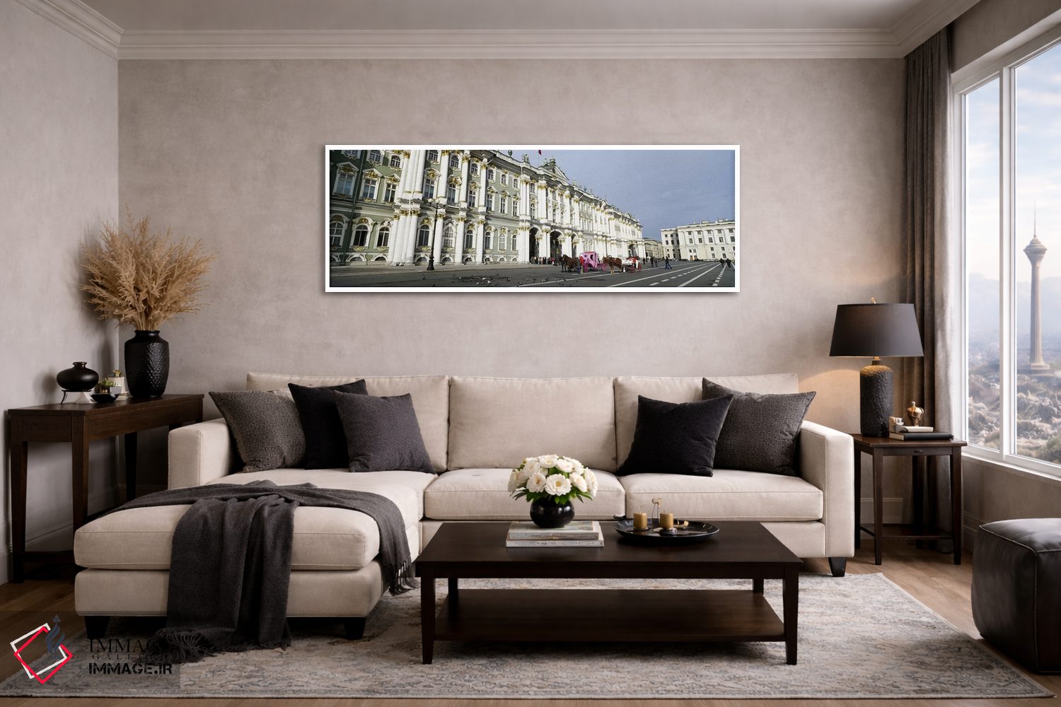 تابلو دکوراتیو State Hermitage Museum, Winter Palace, Palace Square, S… اثر پانورامیک ایمجز - D4W
