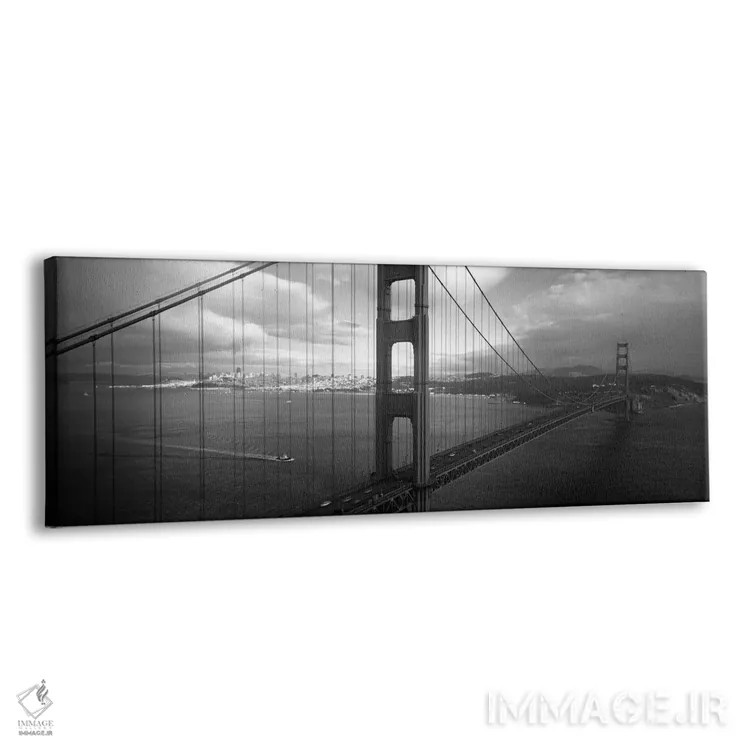 تابلو دکوراتیو San Francisco, California, USA,نمای بالا از پلی بر فراز… اثر پانورامیک ایمجز - نمای پرسپکتیو محصول