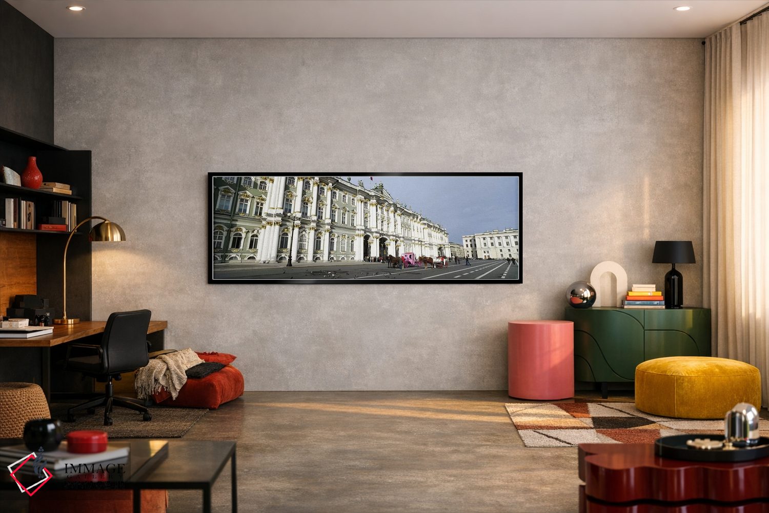 تابلو دکوراتیو State Hermitage Museum, Winter Palace, Palace Square, S… اثر پانورامیک ایمجز - D6B