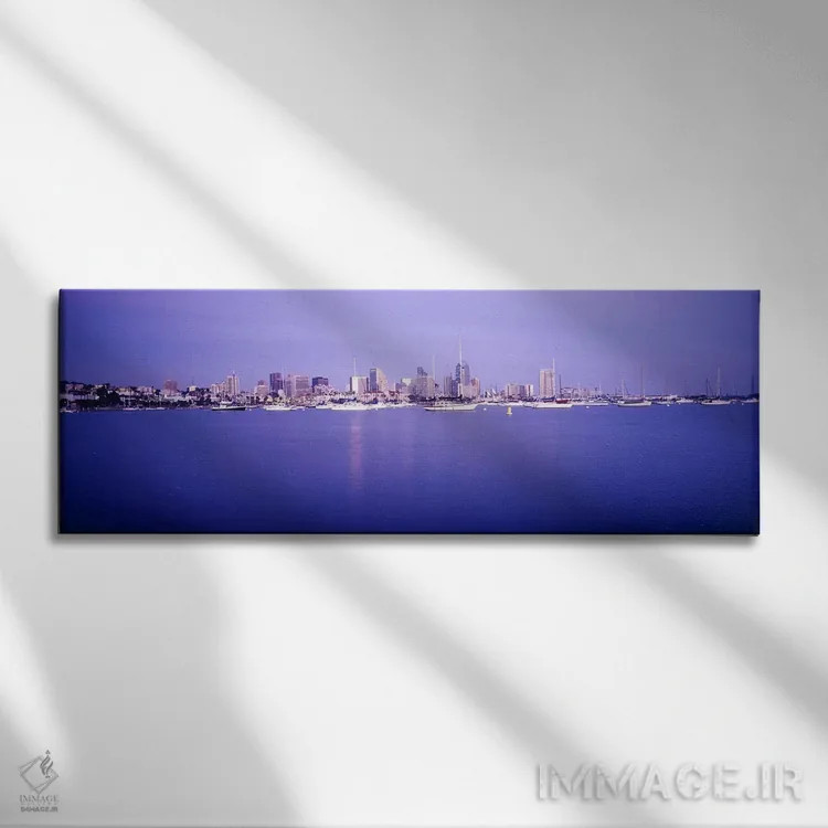 تابلو دکوراتیو San Diego, California, USA,ساختمان ها در کنار آب، سن دی… اثر پانورامیک ایمجز - نمای روبهرو روی دیوار