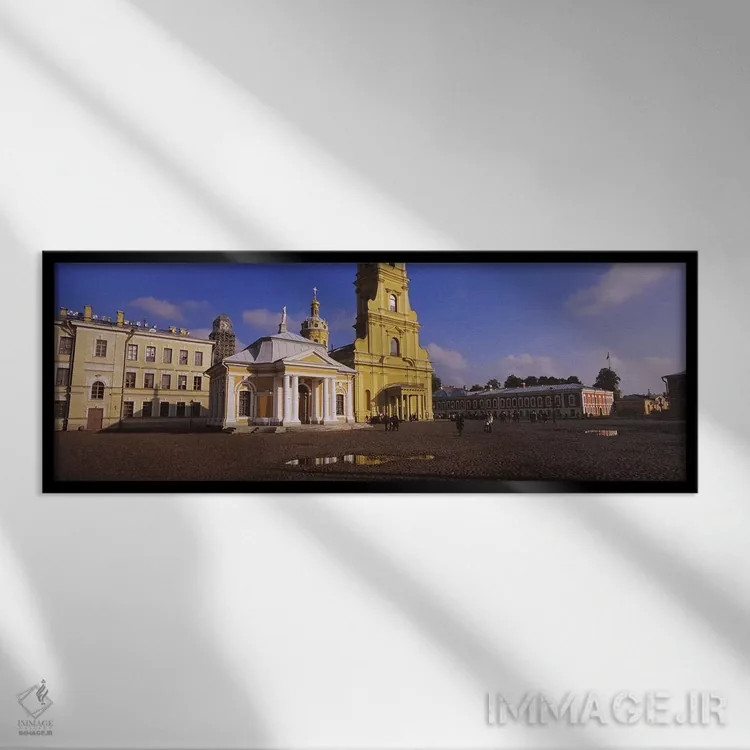 تابلو دکوراتیو Peter & Paul Fortress, St. Petersburg, Russia,نمای بیرو… اثر پانورامیک ایمجز - نمای قابدار مشکی
