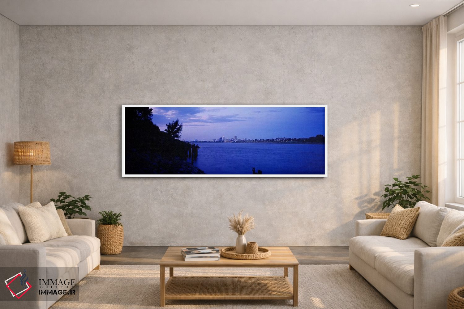 تابلو دکوراتیو Mississippi River, Memphis, Shelby County, Tennessee, U… اثر پانورامیک ایمجز - D2W