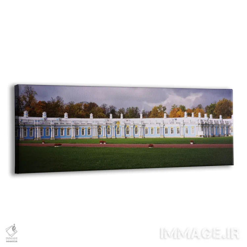 تابلو دکوراتیو Pushkin, St. Petersburg, Russia,چمنزار مقابل کاخ کاترین… اثر پانورامیک ایمجز - نمای پرسپکتیو محصول