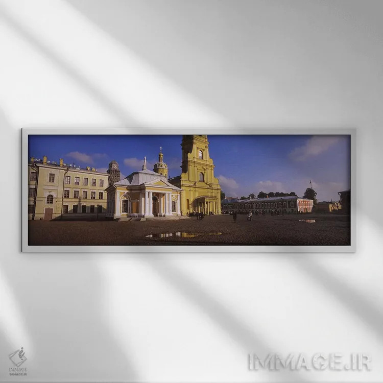 تابلو دکوراتیو Peter & Paul Fortress, St. Petersburg, Russia,نمای بیرو… اثر پانورامیک ایمجز - نمای قابدار سفید
