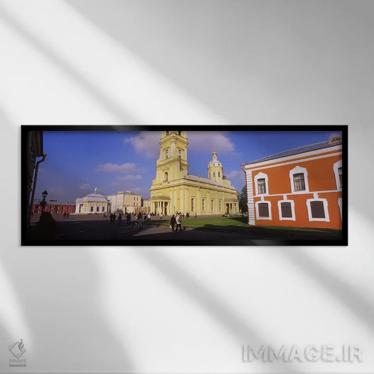 تابلو دکوراتیو Peter & Paul Fortress, St. Petersburg, Russia,نمای پایی… اثر پانورامیک ایمجز - نمای قابدار مشکی