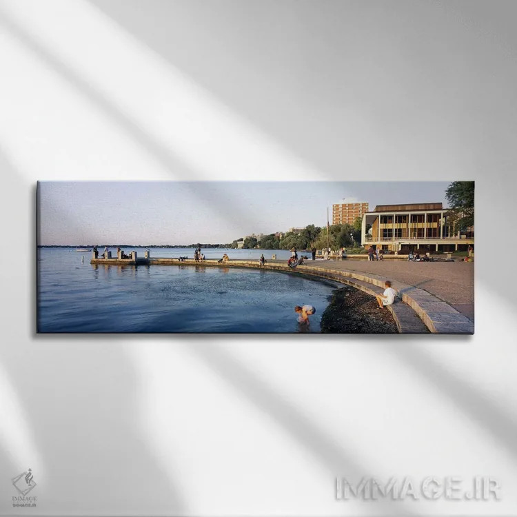 تابلو دکوراتیو Lake Mendota, University of Wisconsin, Memorial Union… اثر پانورامیک ایمجز - نمای روبهرو روی دیوار