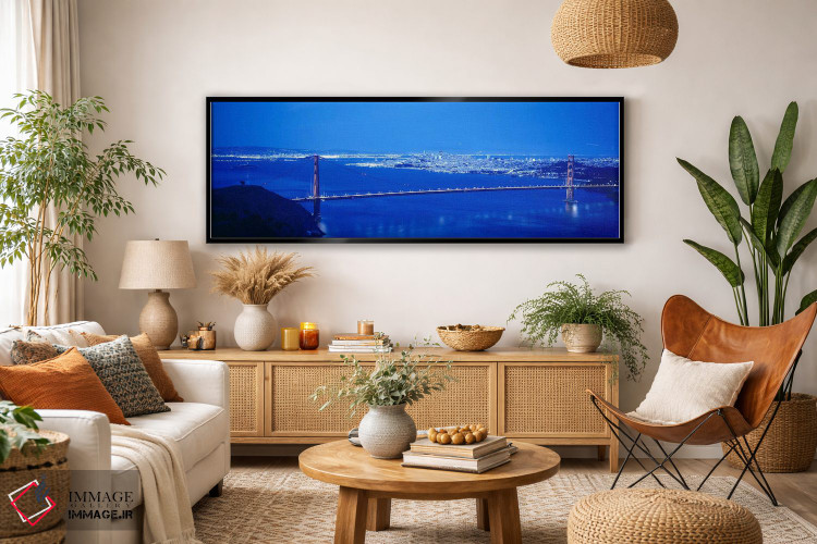 تابلو دکوراتیو Golden Gate Bridge, San Francisco, California, USA,نمای… اثر پانورامیک ایمجز - D4B