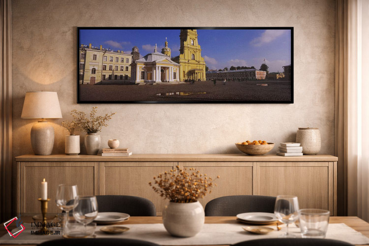 تابلو دکوراتیو Peter & Paul Fortress, St. Petersburg, Russia,نمای بیرو… اثر پانورامیک ایمجز - D1B