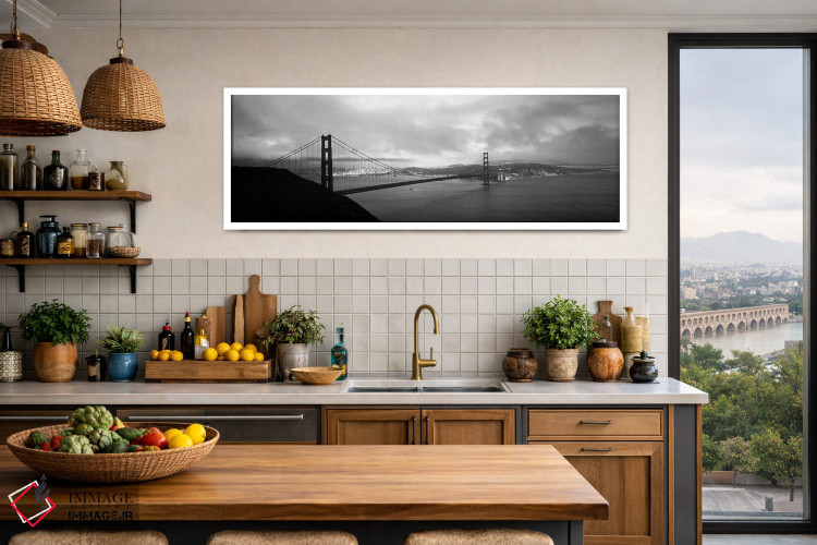 تابلو دکوراتیو Golden Gate Bridge, San Francisco, California, USA,نمای… اثر پانورامیک ایمجز - D2W