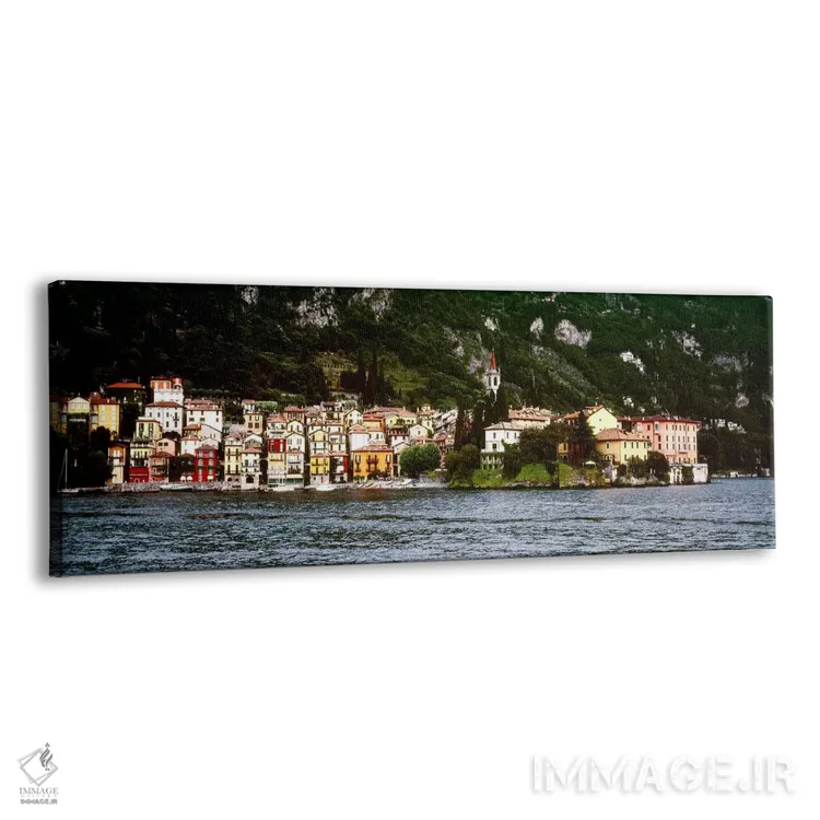 تابلو دکوراتیو Varenna, Lecco Province, Lombardy, Italy,اجتماع ساحلی د… اثر پانورامیک ایمجز - نمای پرسپکتیو محصول