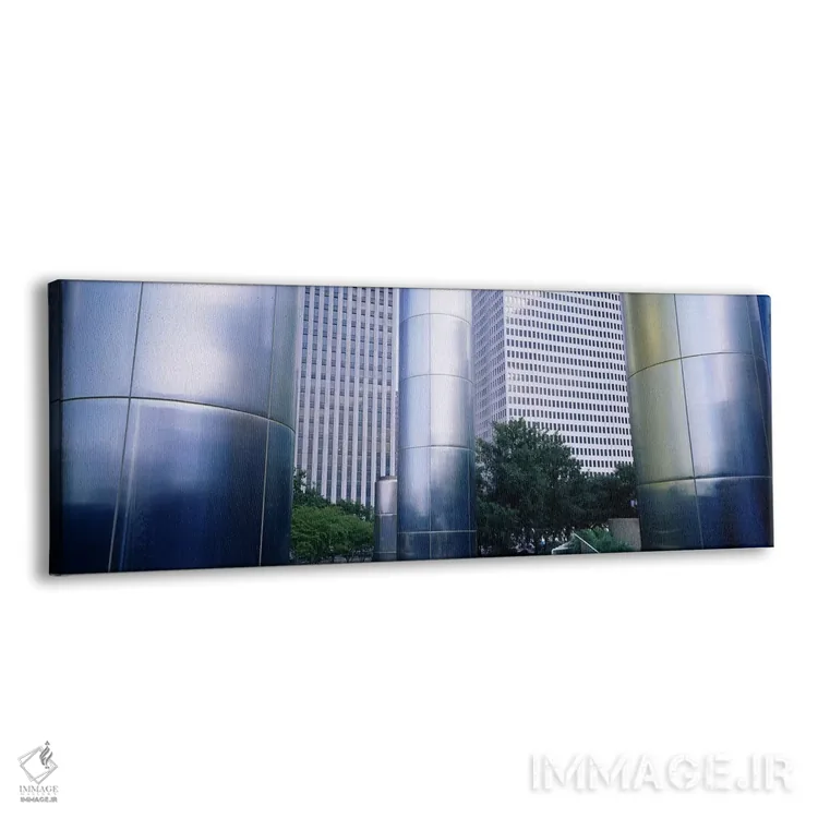 تابلو دکوراتیو Downtown District, Houston, Texas, USA,ستون های یک ساخت… اثر پانورامیک ایمجز - نمای پرسپکتیو محصول
