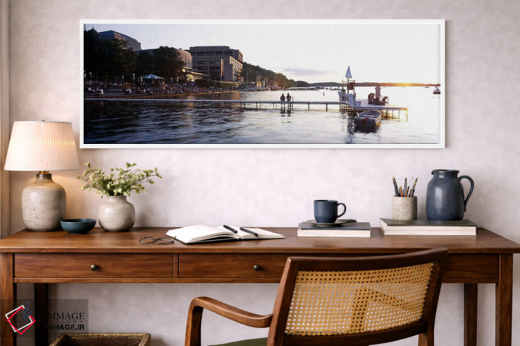 تابلو دکوراتیو Lake Mendota, University of Wisconsin, Memorial Union… اثر پانورامیک ایمجز - D1W