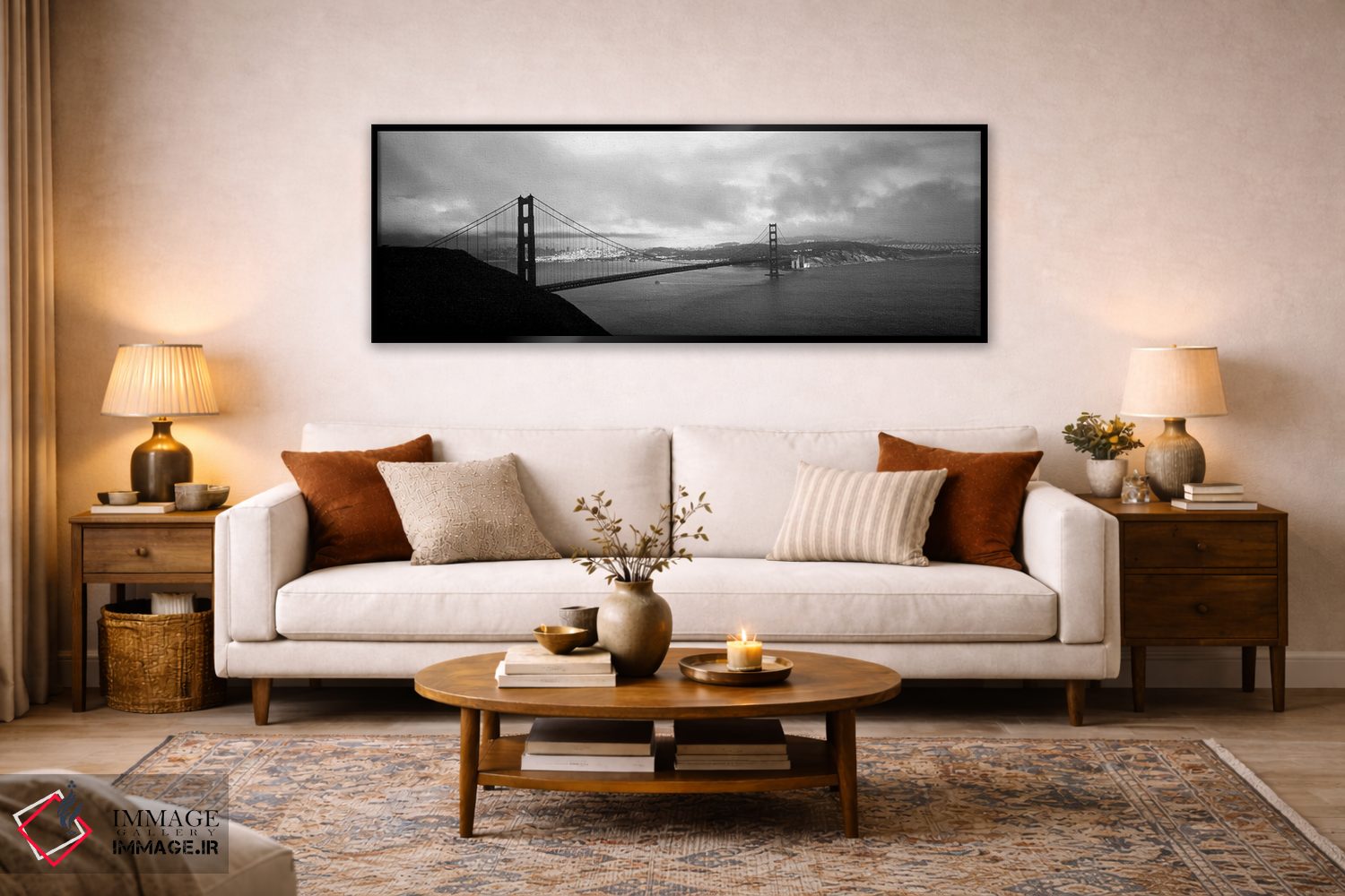 تابلو دکوراتیو Golden Gate Bridge, San Francisco, California, USA,نمای… اثر پانورامیک ایمجز - D5B