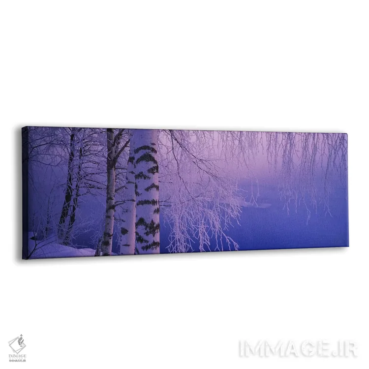 تابلو دکوراتیو Vuoksi River, Imatra, Finland,درخت غان در کنار رودخانه… اثر پانورامیک ایمجز - نمای پرسپکتیو محصول