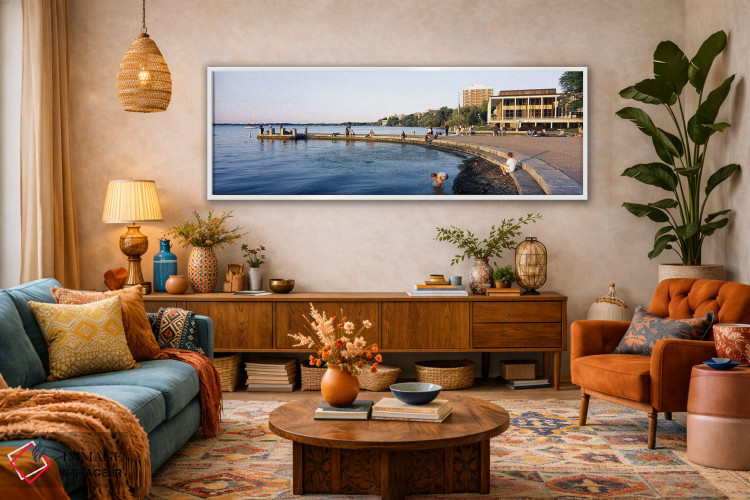 تابلو دکوراتیو Lake Mendota, University of Wisconsin, Memorial Union… اثر پانورامیک ایمجز - D2W