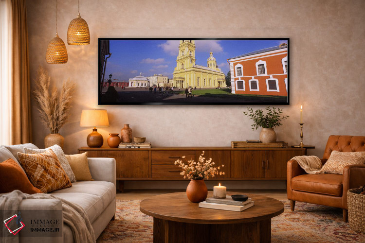 تابلو دکوراتیو Peter & Paul Fortress, St. Petersburg, Russia,نمای پایی… اثر پانورامیک ایمجز - D6B
