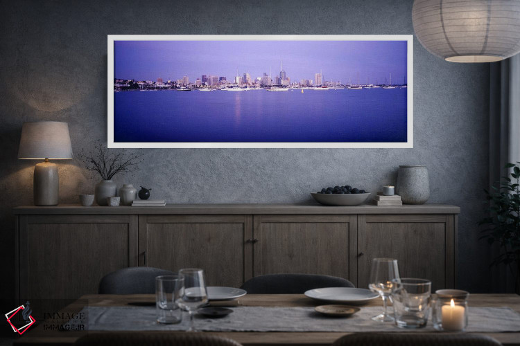 تابلو دکوراتیو San Diego, California, USA,ساختمان ها در کنار آب، سن دی… اثر پانورامیک ایمجز - D3W