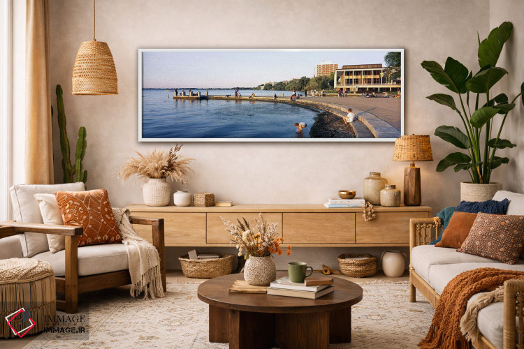 تابلو دکوراتیو Lake Mendota, University of Wisconsin, Memorial Union… اثر پانورامیک ایمجز - D3W