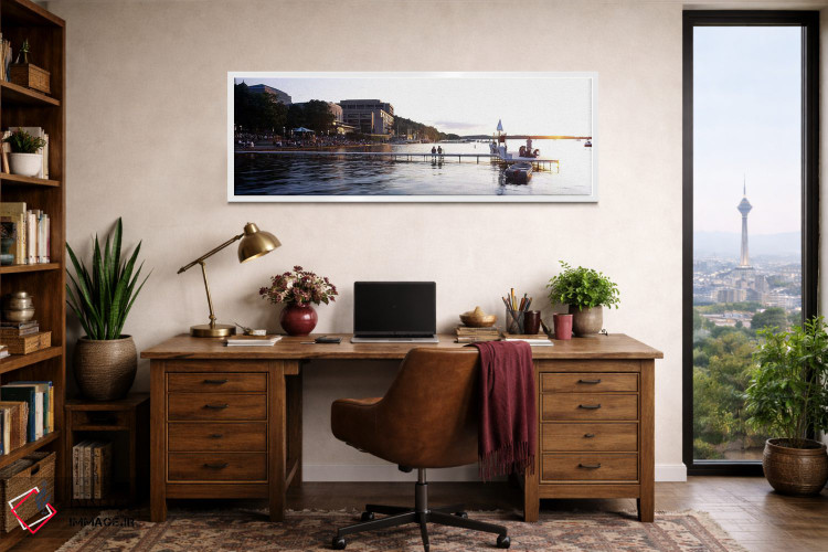 تابلو دکوراتیو Lake Mendota, University of Wisconsin, Memorial Union… اثر پانورامیک ایمجز - D2W