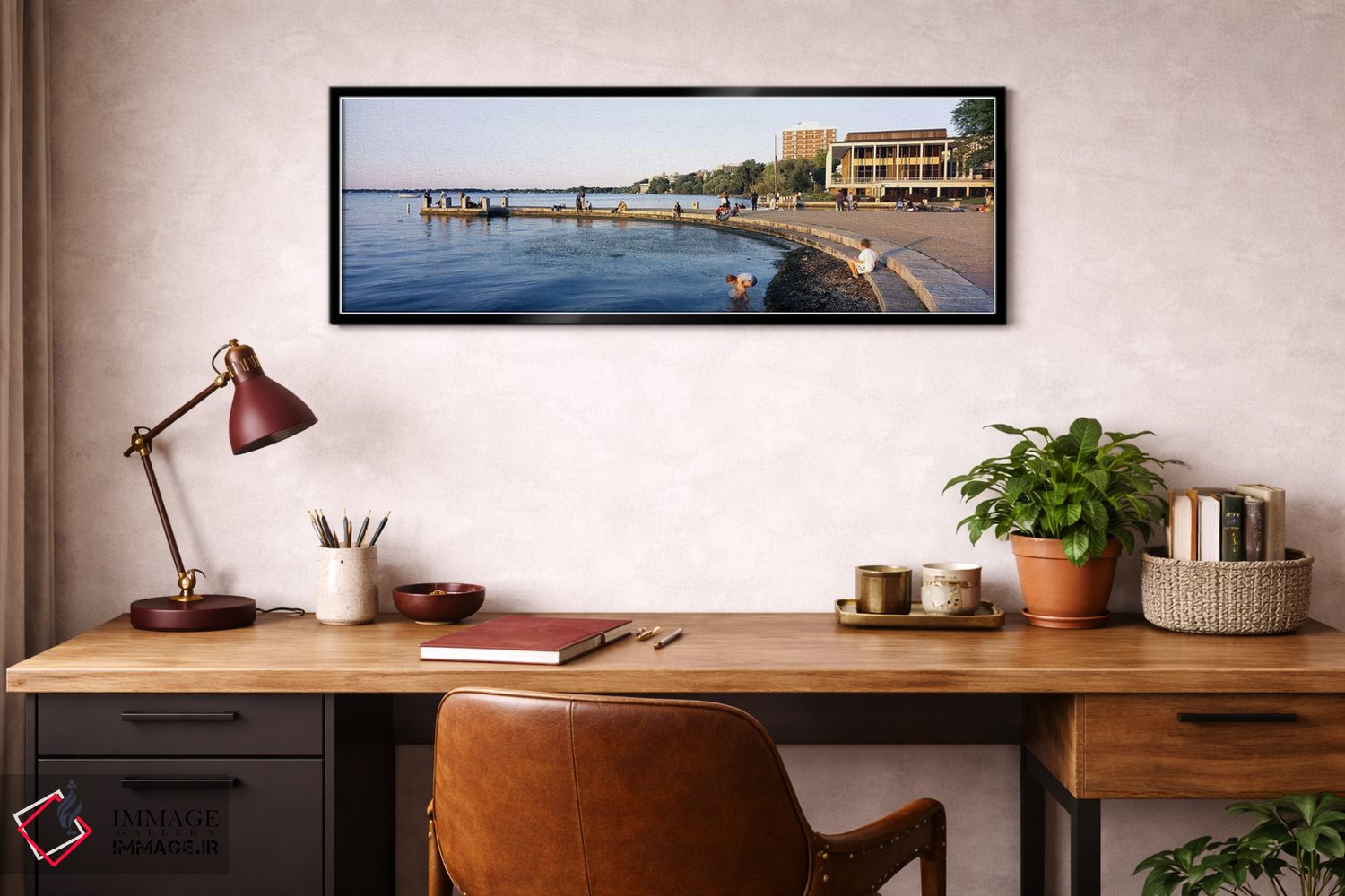 تابلو دکوراتیو Lake Mendota, University of Wisconsin, Memorial Union… اثر پانورامیک ایمجز - D4B