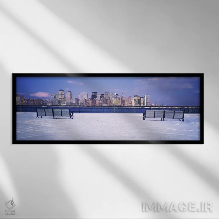 تابلو دکوراتیو Lower Manhattan, Manhattan, New York City, New York Sta… اثر پانورامیک ایمجز - نمای قابدار مشکی
