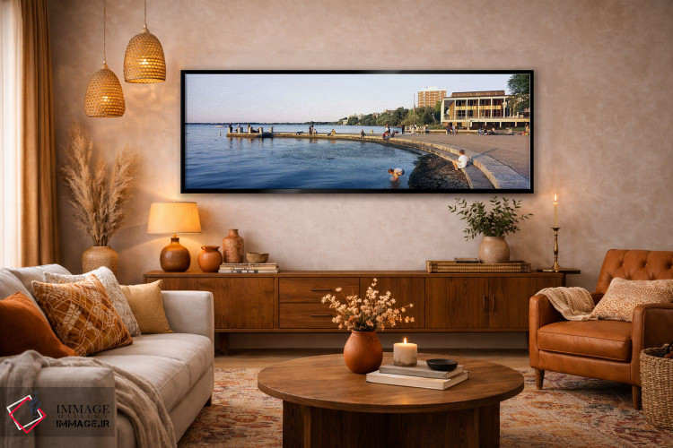 تابلو دکوراتیو Lake Mendota, University of Wisconsin, Memorial Union… اثر پانورامیک ایمجز - D6B
