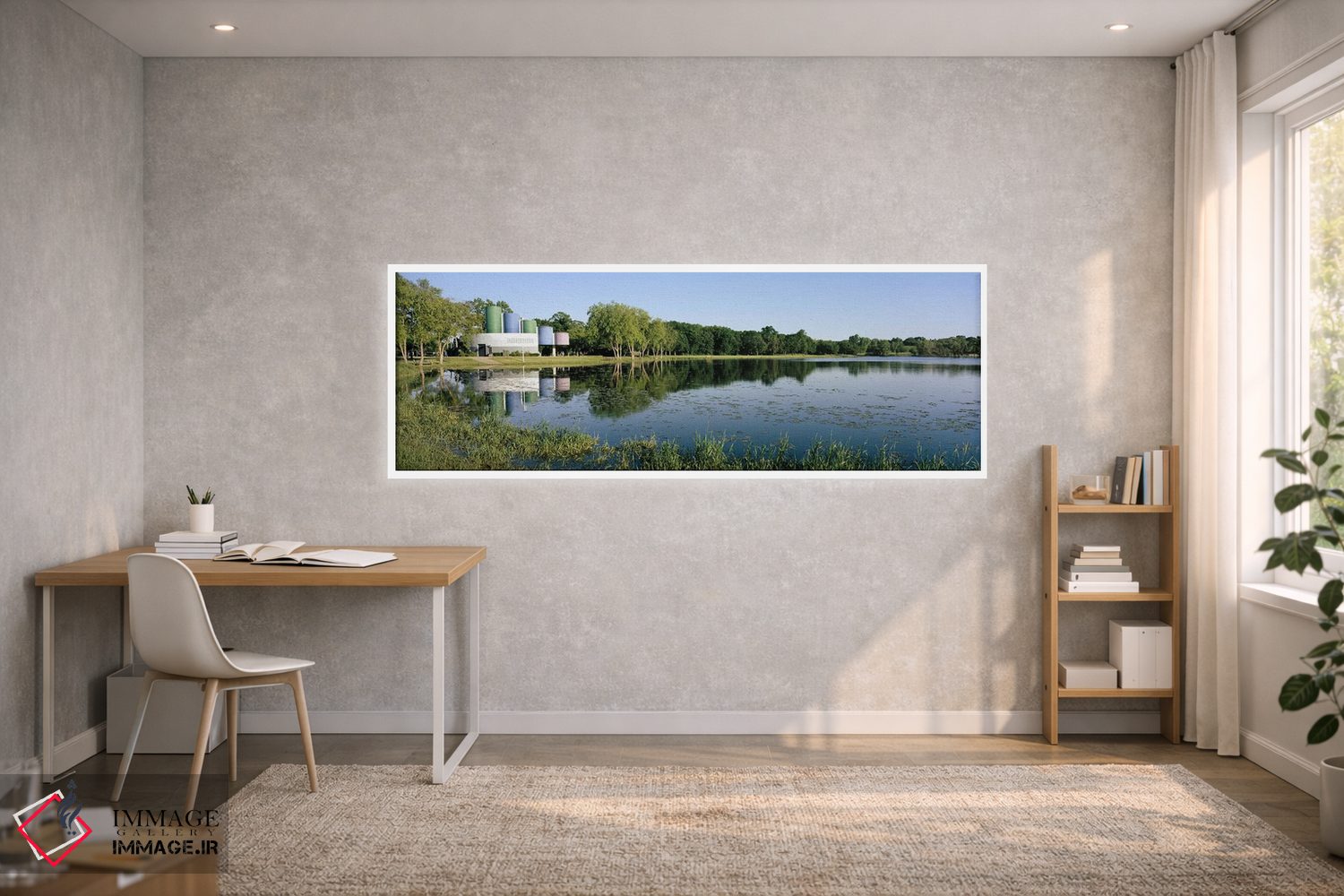 تابلو دکوراتیو Warner Park, Madison, Dane County, Wisconsin, USA,انعکا… اثر پانورامیک ایمجز - D1W