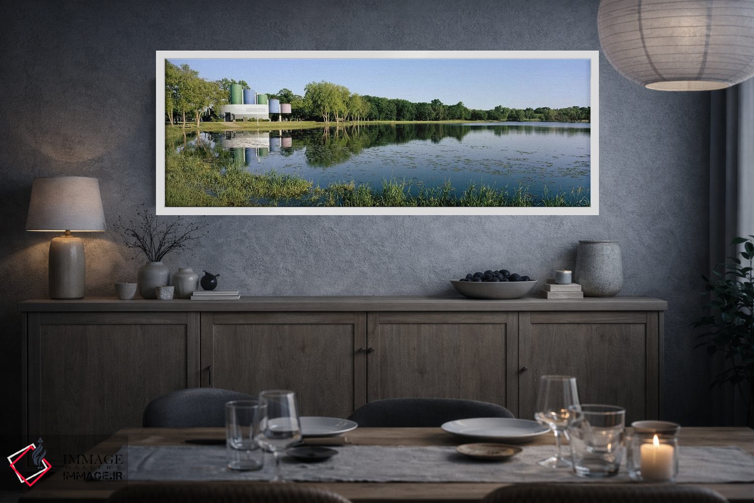 تابلو دکوراتیو Warner Park, Madison, Dane County, Wisconsin, USA,انعکا… اثر پانورامیک ایمجز - D3W