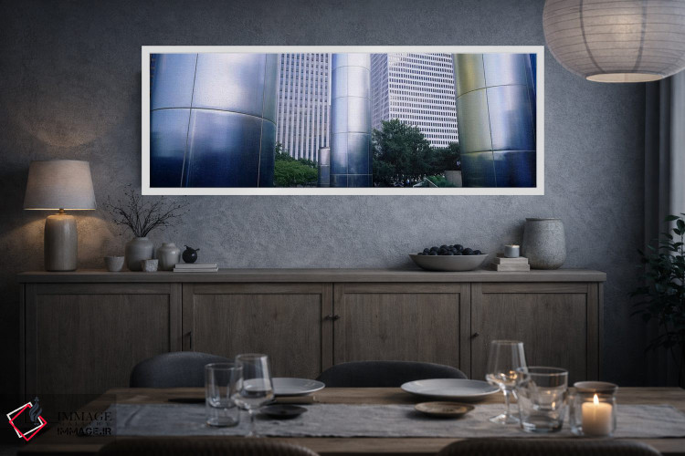 تابلو دکوراتیو Downtown District, Houston, Texas, USA,ستون های یک ساخت… اثر پانورامیک ایمجز - D3W