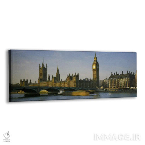 تابلو دکوراتیو Westminster Bridge & Portcullis House, London, England… اثر پانورامیک ایمجز - نمای پرسپکتیو محصول
