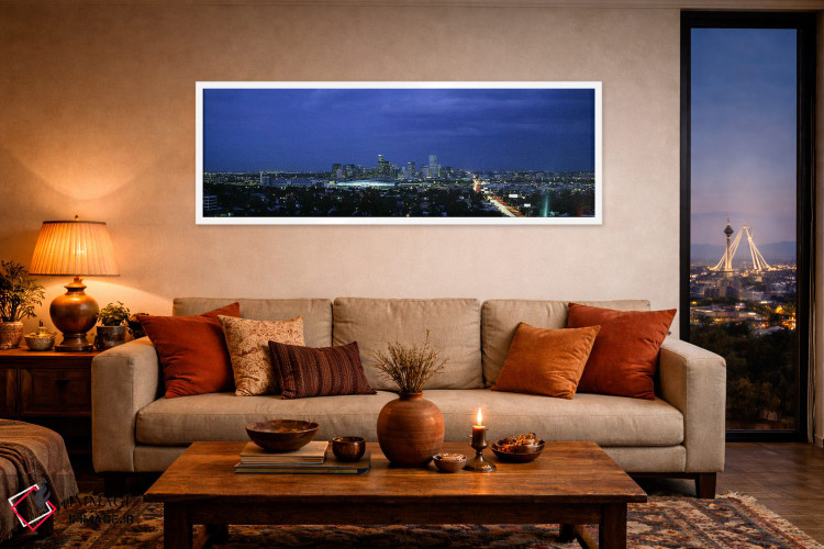 تابلو دکوراتیو Denver, Colorado, USA #2,نمای بالا از شهر، دنور، کلرادو… اثر پانورامیک ایمجز - D4W