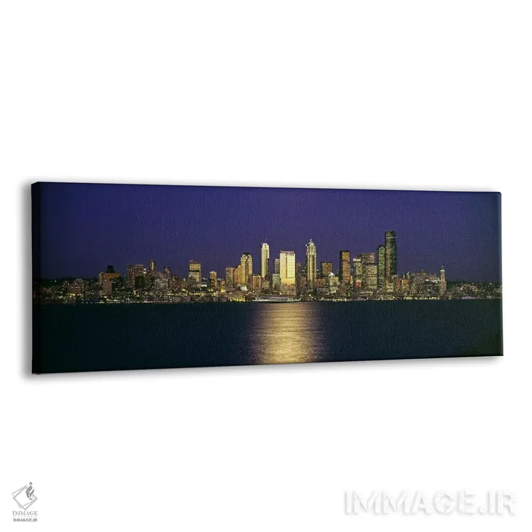 تابلو دکوراتیو Elliott Bay, Seattle, King County, Washington State, US… اثر پانورامیک ایمجز - نمای پرسپکتیو محصول