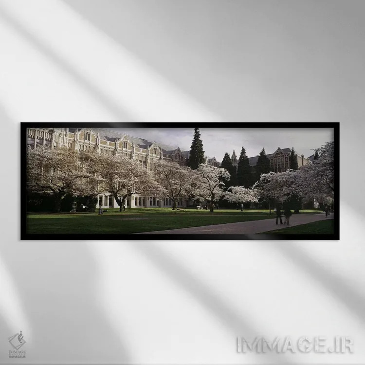 تابلو دکوراتیو University of Washington, Seattle, King County, Washing… اثر پانورامیک ایمجز - نمای قابدار مشکی