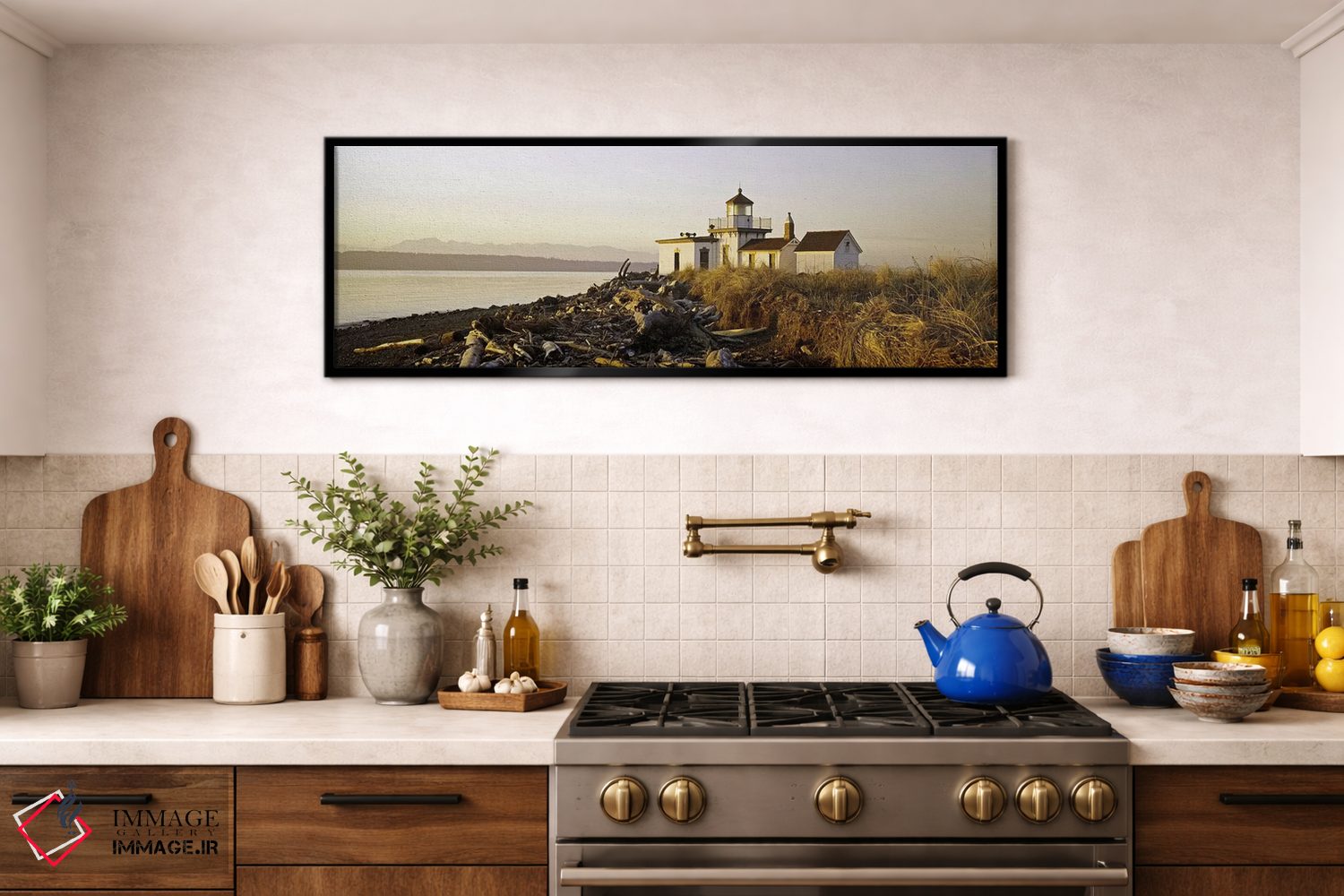 تابلو دکوراتیو West Point Lighthouse, Seattle, King County, Washington… اثر پانورامیک ایمجز - D2B