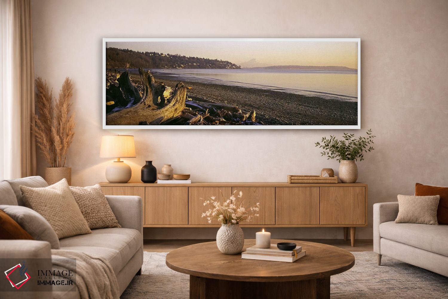 تابلو دکوراتیو Discovery Park, Mt Rainier, Seattle, King County, Washi… اثر پانورامیک ایمجز - D3W