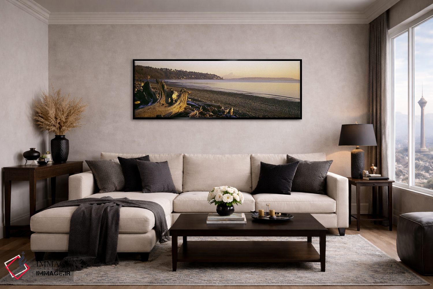 تابلو دکوراتیو Discovery Park, Mt Rainier, Seattle, King County, Washi… اثر پانورامیک ایمجز - D5B
