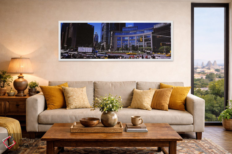 تابلو دکوراتیو Columbus Circle, Manhattan, New York City, New York Sta… اثر پانورامیک ایمجز - D5W